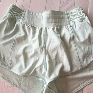 Mint Green Lululemon Women's Hotty Hot Shorts